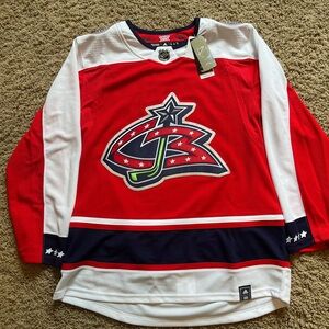 Columbus Bluejackets Reverse Retro Size 50
